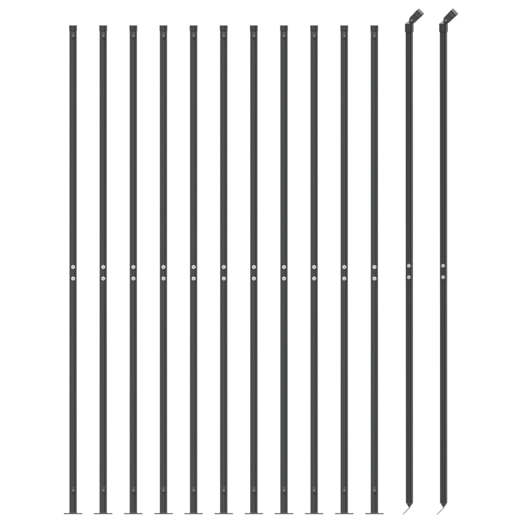 Cerca De Alambre Con Brida Gris Antracita 1,4x25 M / Vetonek_1