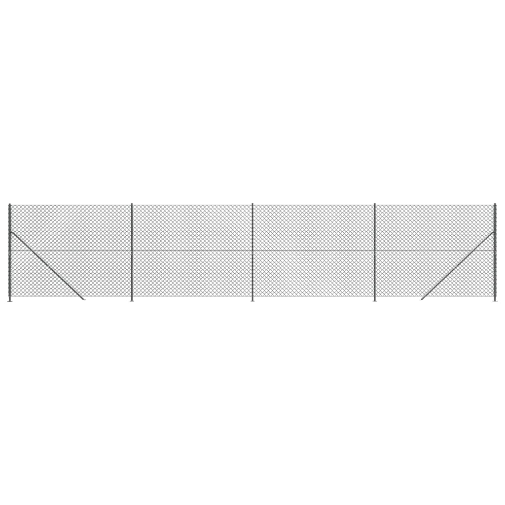 Cerca De Alambre Con Brida Gris Antracita 2,2x10 M / Vetonek_0