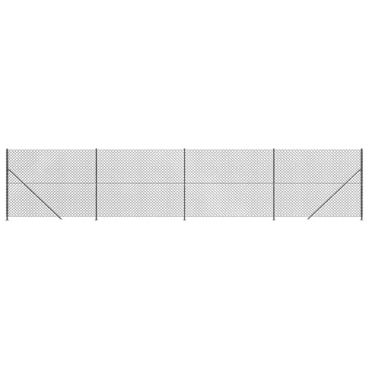 Cerca De Alambre Con Brida Gris Antracita 2,2x10 M / Vetonek_0