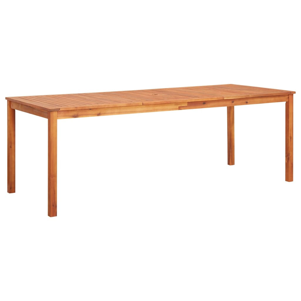 Set Comedor De Jardín 7 Pzas Y Cojines Madera Maciza De Acacia / Vetonek_3
