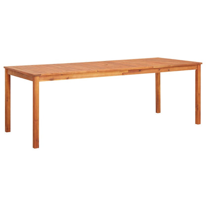 Set Comedor De Jardín 7 Pzas Y Cojines Madera Maciza De Acacia / Vetonek_3