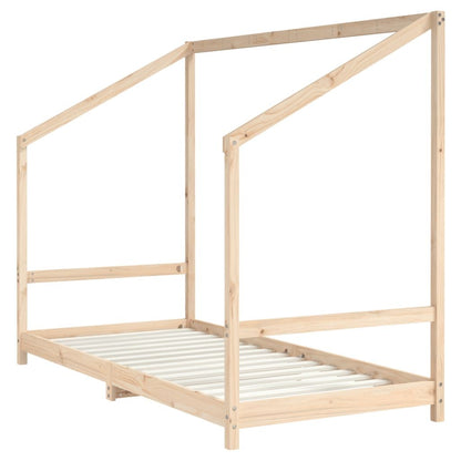 Vidaxl Estructura De Cama De Niños Madera Maciza De Pino 2x(90x160) Cm_3