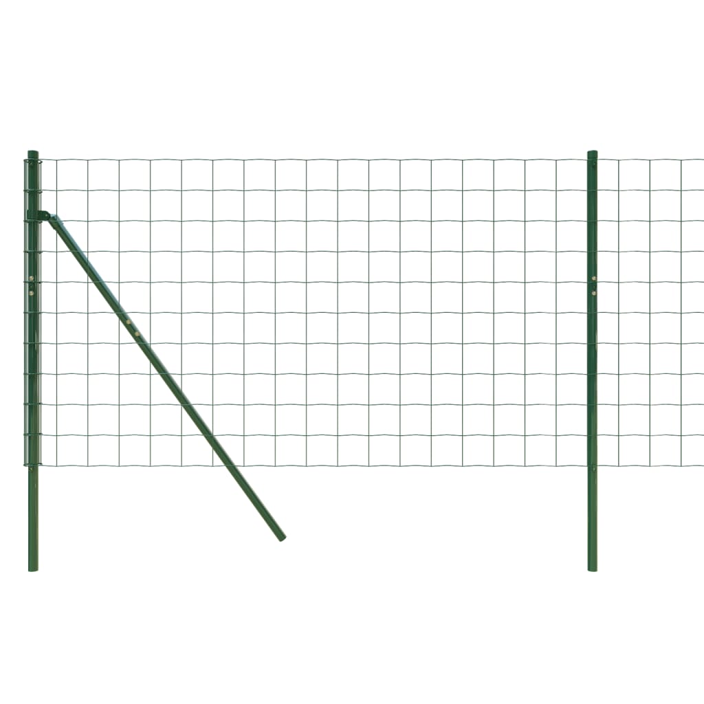 Cerca De Alambre De Acero Galvanizado Verde 1,1x25 M / Vetonek_3