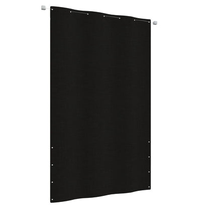 Vidaxl Toldo Pantalla Para Balcón De Tela Oxford Negro 140x240 Cm_0