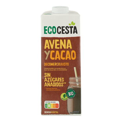 Bebida de Aveia e Cacau Biológica, 1L Ecocesta