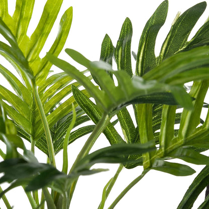 Palma Con Macetero De Cemento Blanco Etnik L.30 X P.30 X A 29, Verde_3