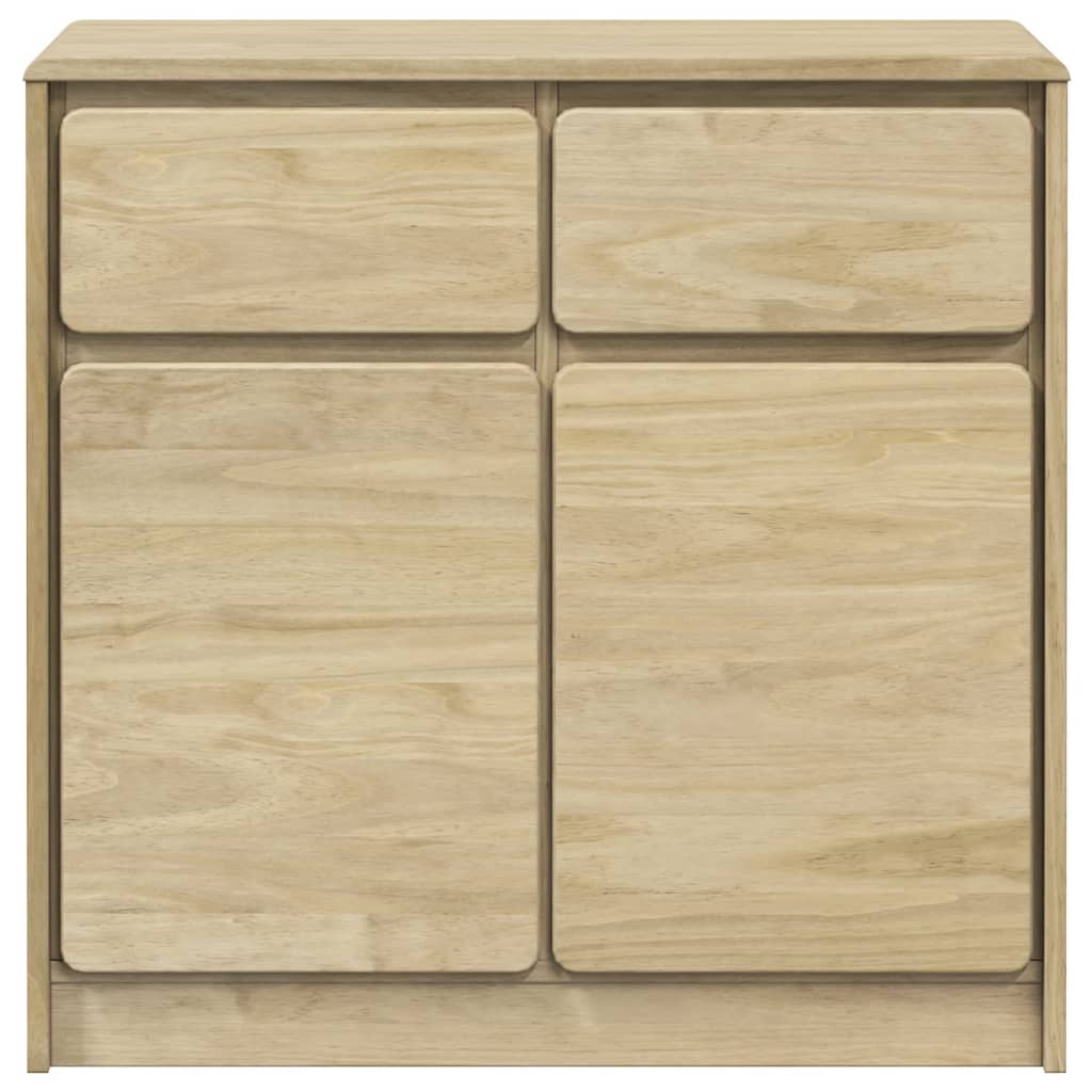 Aparador Sauda Madera Maciza Pino Roble 80x43x75,5 Cm / Vetonek_3