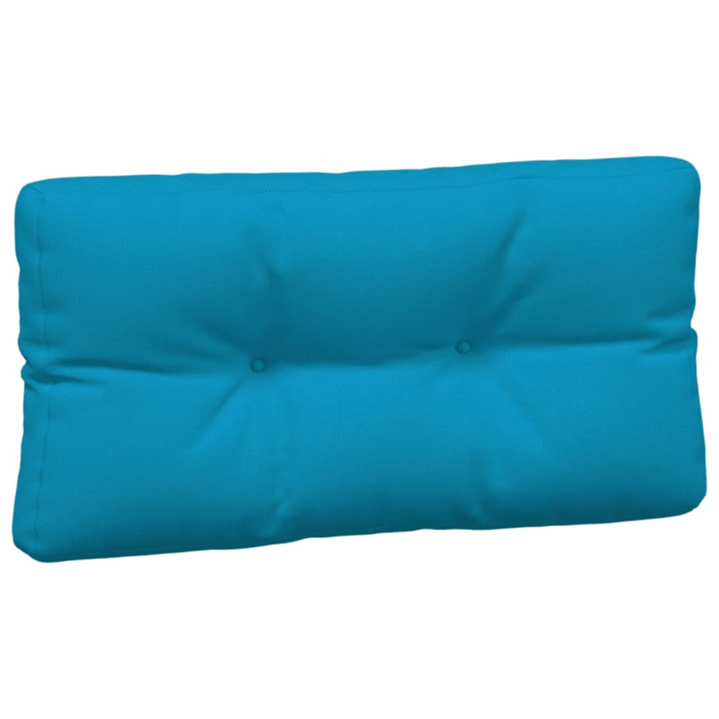Vidaxl Cojines Para Sofá De Palets 3 Unidades Tela Azul_4