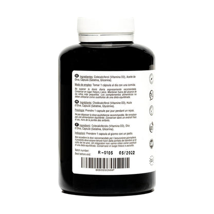 Vitamina D3 4000 UI Natural Hivital 300 pérolas