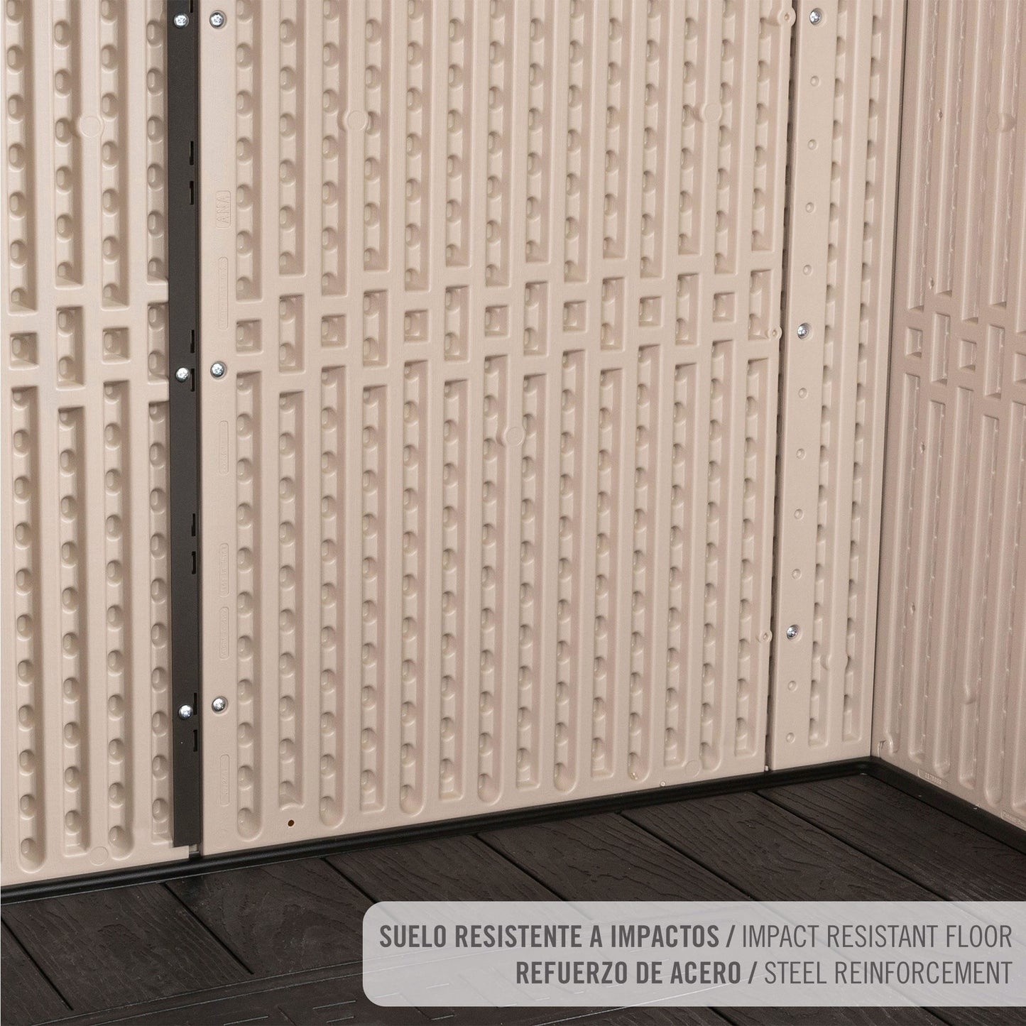 Lifetime Armario Exterior Vertical 1.500 L Rough Cut™ Con Estantes_5