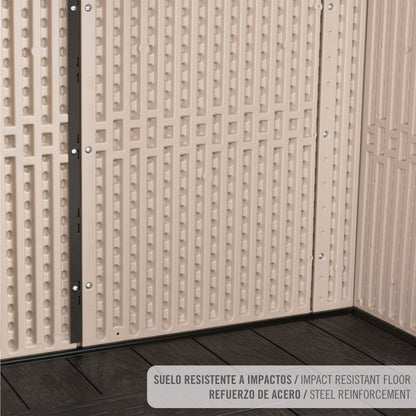 Lifetime Armario Exterior Vertical 1.500 L Rough Cut™ Con Estantes_5