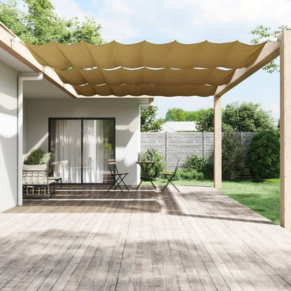 Vidaxl Toldo Vertical Beige 200x360 Cm Tela Oxford_1
