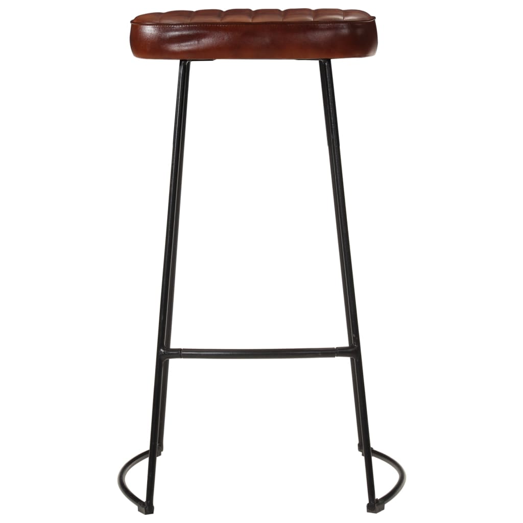 Taburetes De Bar Gavin 2 Uds Marrón Oscuro 44x37,5x78 Cm_2