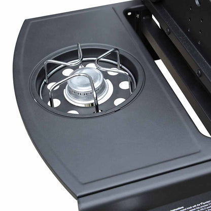 Vidaxl Barbacoa Grill De Gas 4+1 Quemadores Negra_4