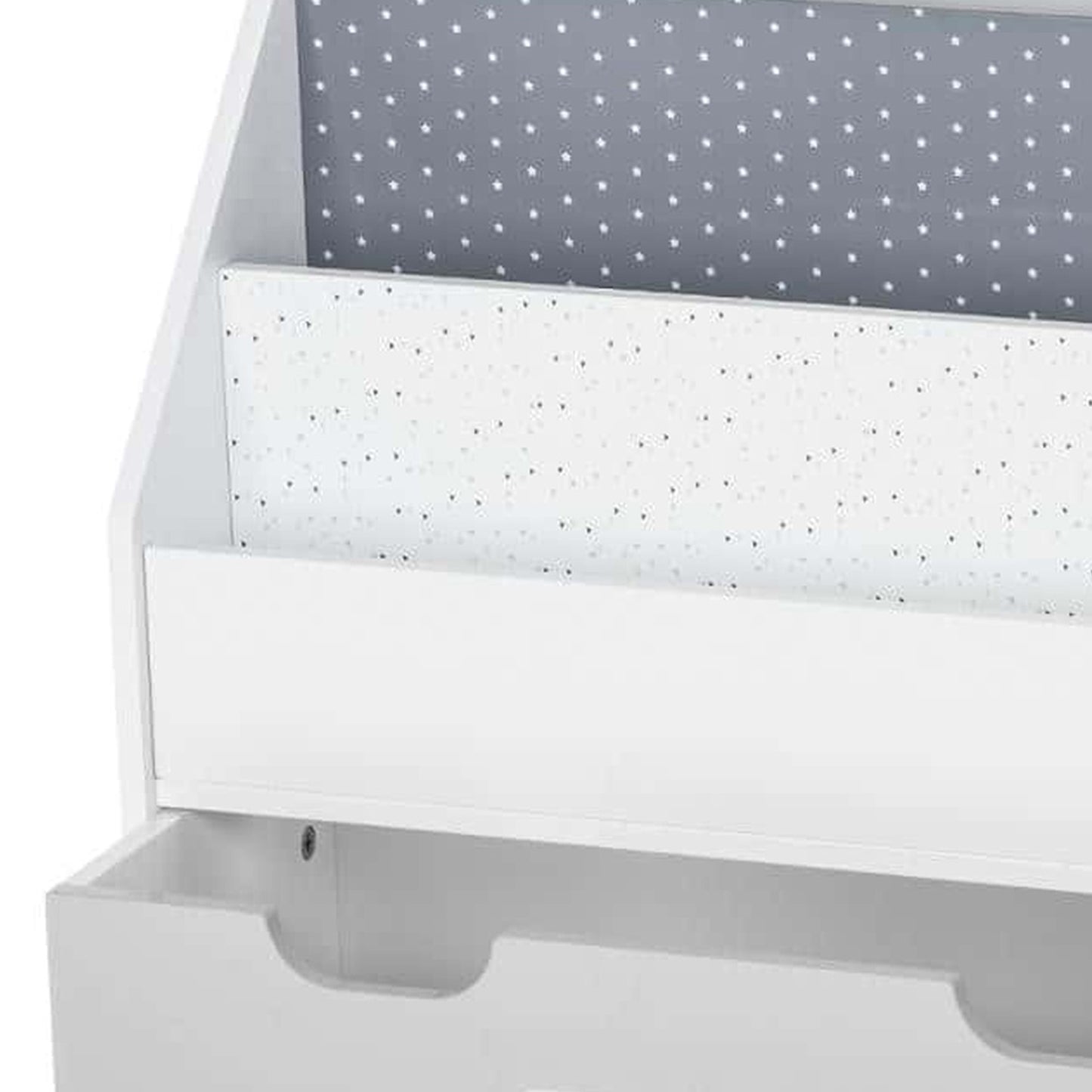 Wellhome Estantería Con Contenedor Y Ruedas Gris_4
