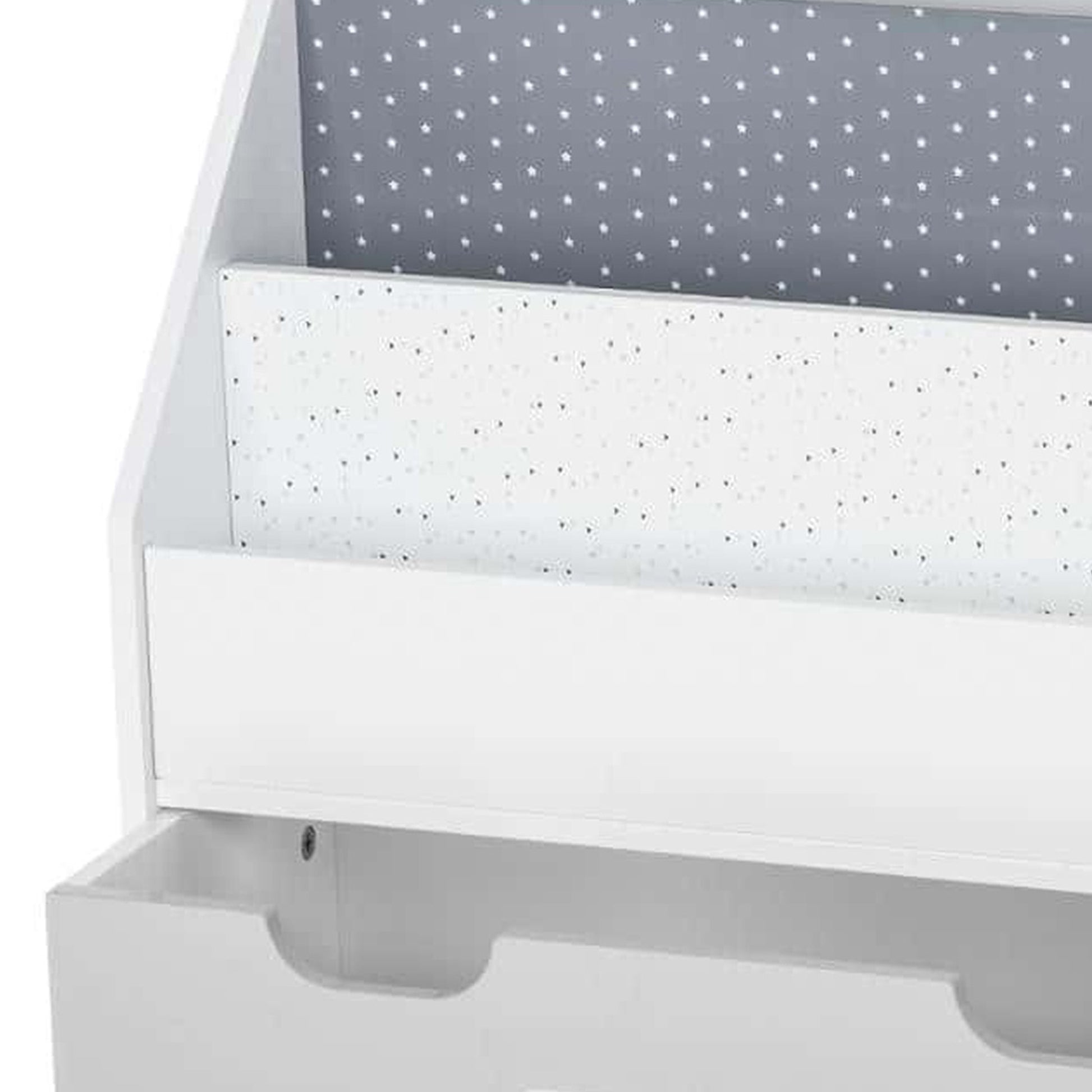 Wellhome Estantería Con Contenedor Y Ruedas Gris_4
