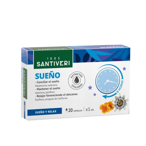Grifonia Sleep and Melatonin Santiveri 20 cápsulas