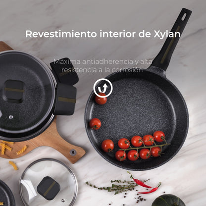 Set De 2 Sartenes Ø20ø24cm Con Protectores Bistro San Ignacio_4