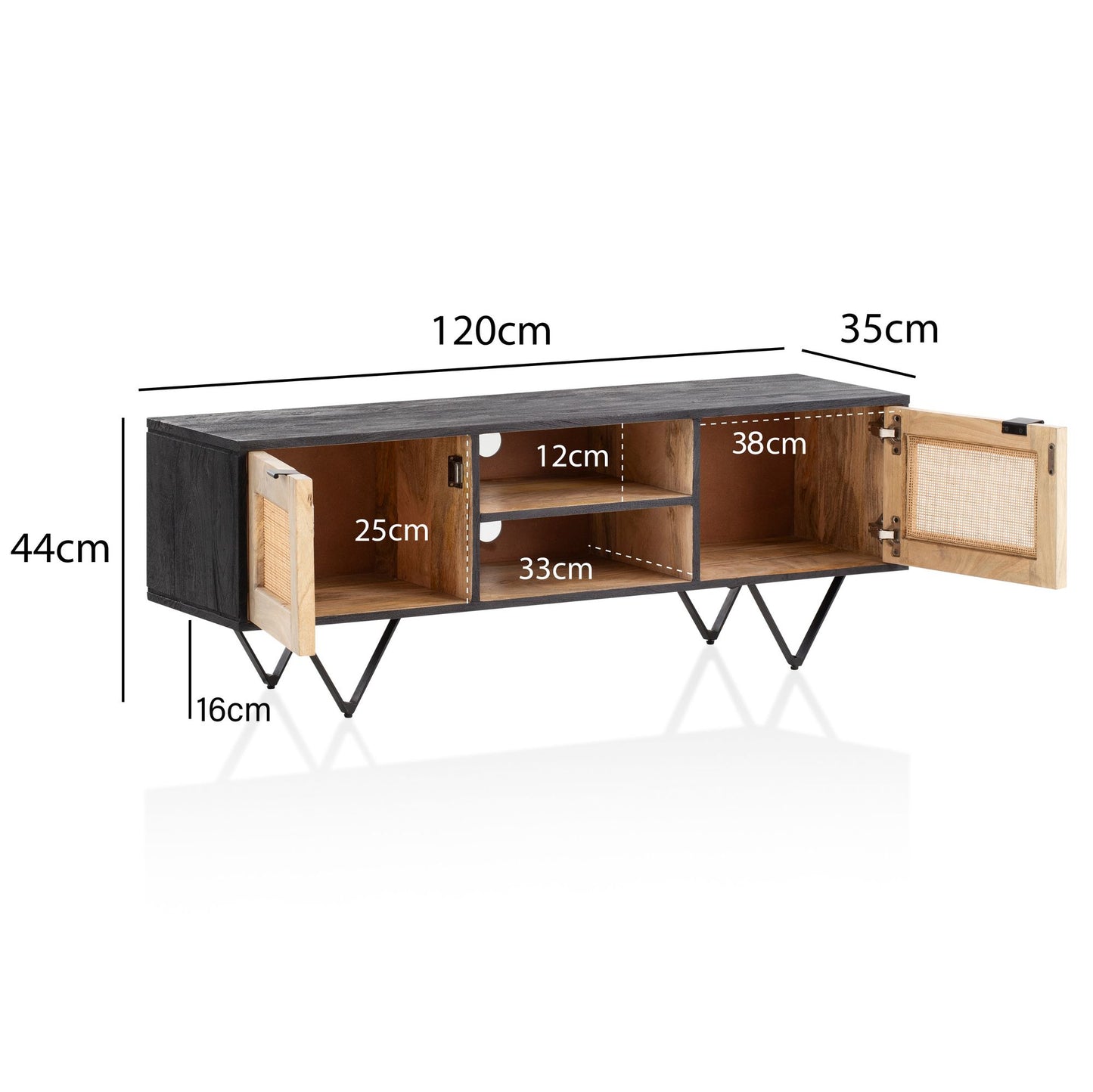 Mueble De Tv Urbano Y Moderno Modelo Wl6.795_3