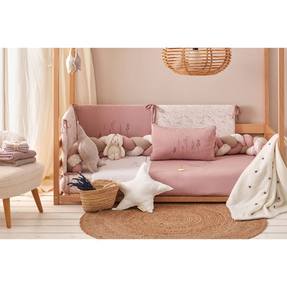 Niza Protector Trenza Chichonera Para Bebé 230 Cm Bimbidreams | Protección Suave Para Dormir Sin Golpes_1