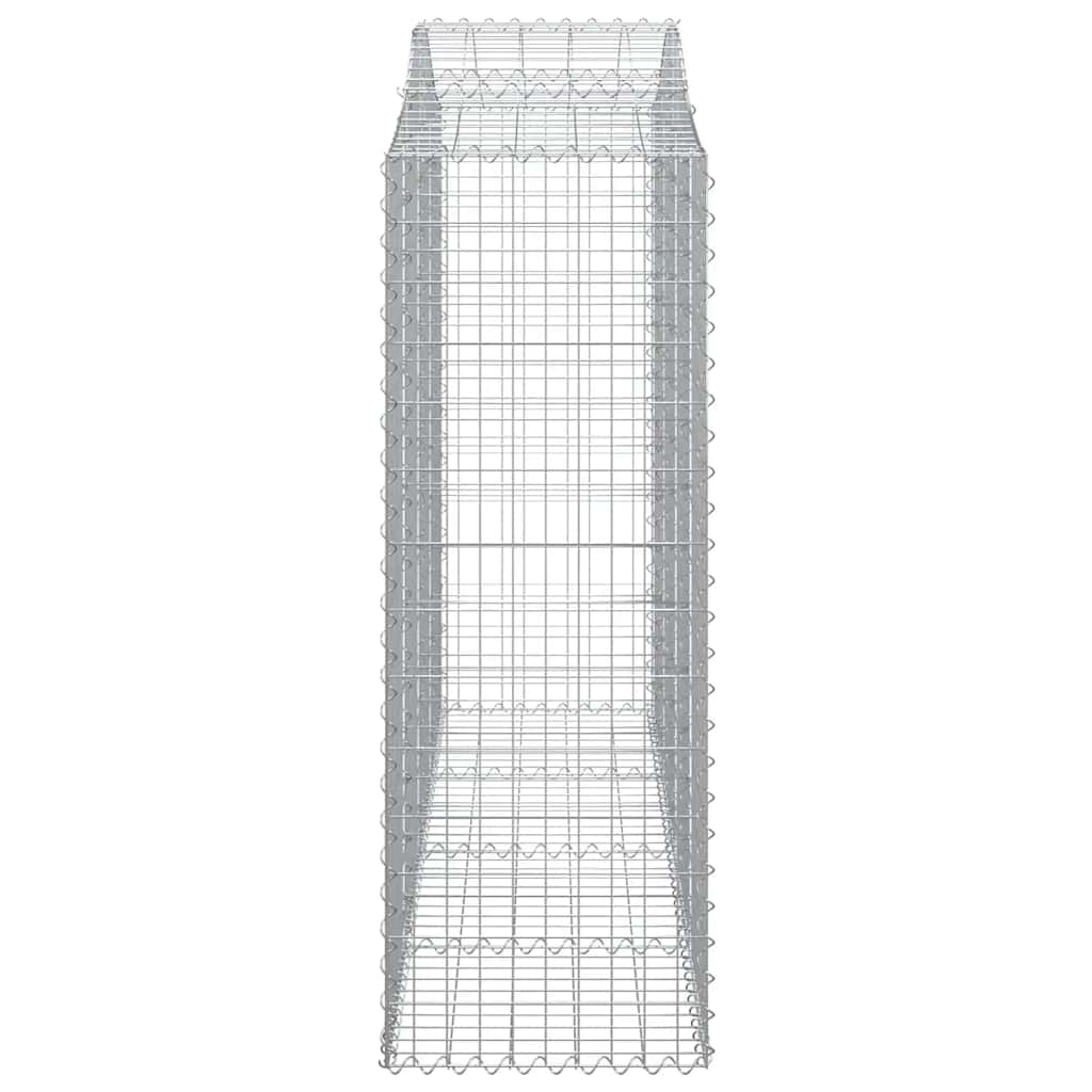 Cestas Gaviones 12 Uds Forma De Arco Hierro 200x50x140/160 Cm_4