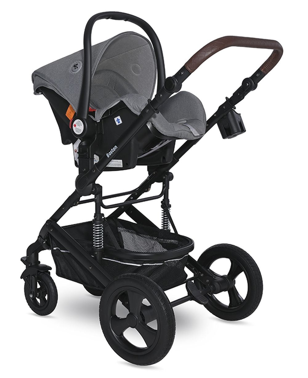 Carro De Bebé De Tres Piezas Boston Hasta 22 Kg Dolphin Grey_4
