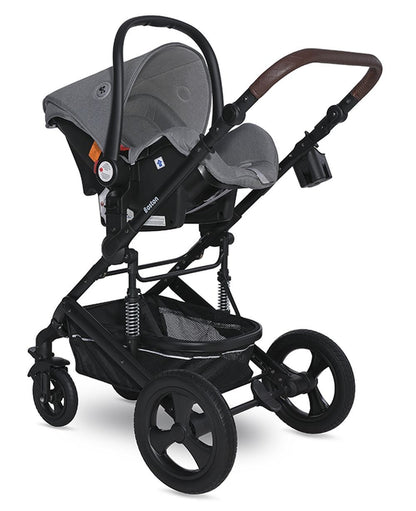 Carro De Bebé De Tres Piezas Boston Hasta 22 Kg Dolphin Grey_4