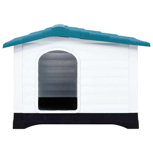 Caseta Para Perros Polipropileno Azul 90,5x68x66 Cm_0