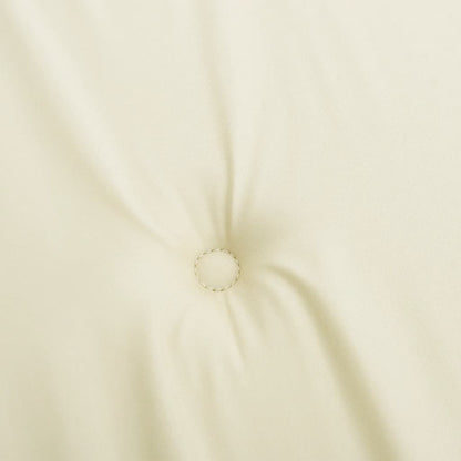 Vidaxl Cojín Silla Jardín Respaldo Bajo 4 Uds Tela Oxford Crema_5