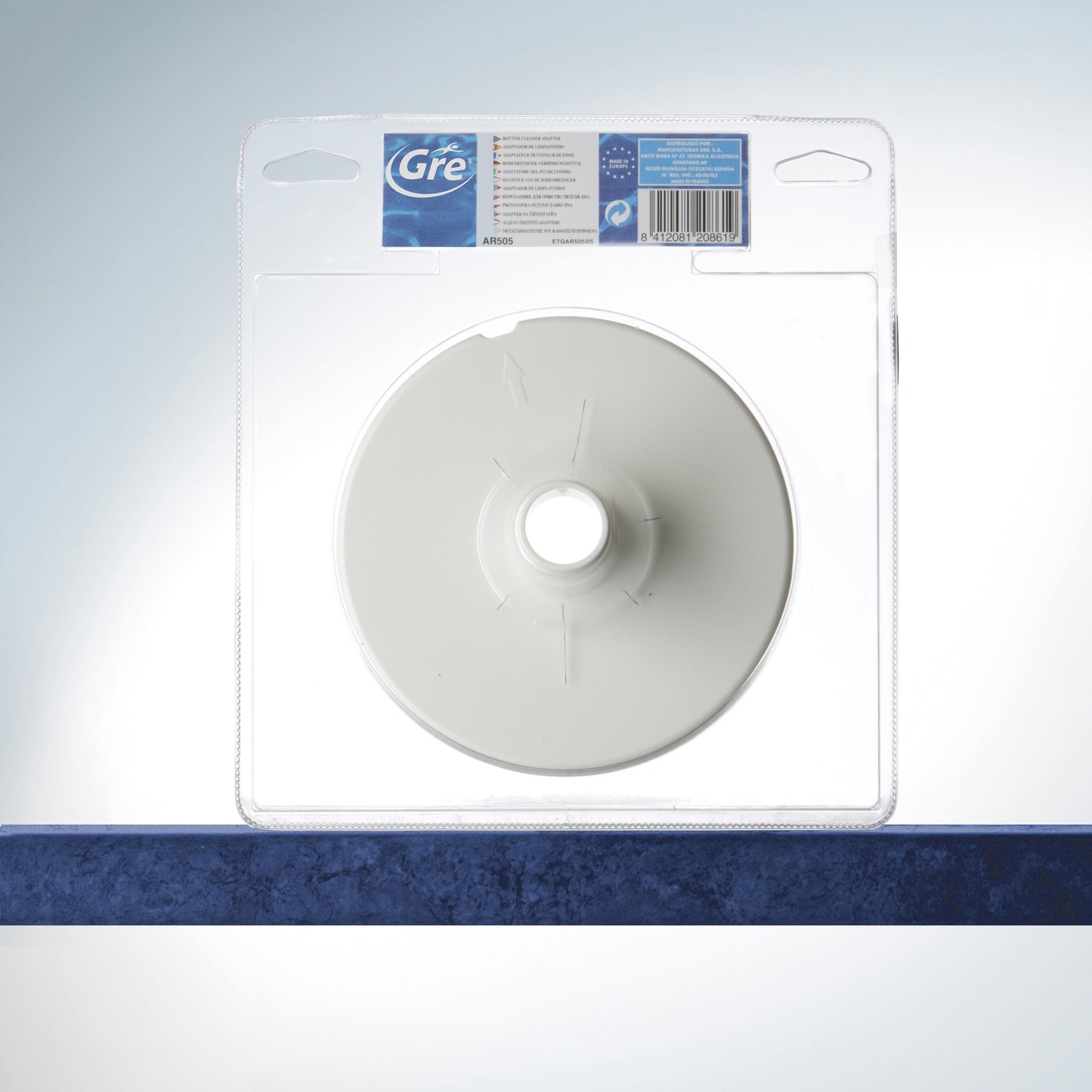 Adaptador de limpador de skimmer Gre Standard