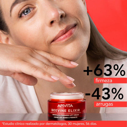 Creme Lifting Antirrugas e Firmeza - Textura Leve BEEVINE ELIXIR, APIVITA 50 ml