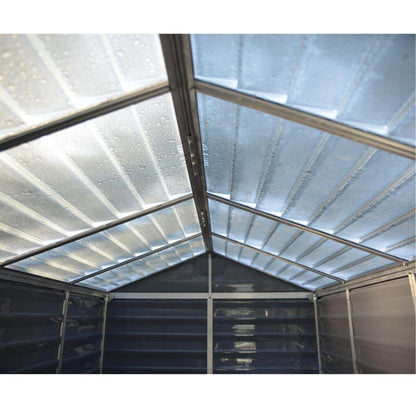 Telheiro de jardim Skylight Deco em cinzento da Palram 185x154 cm