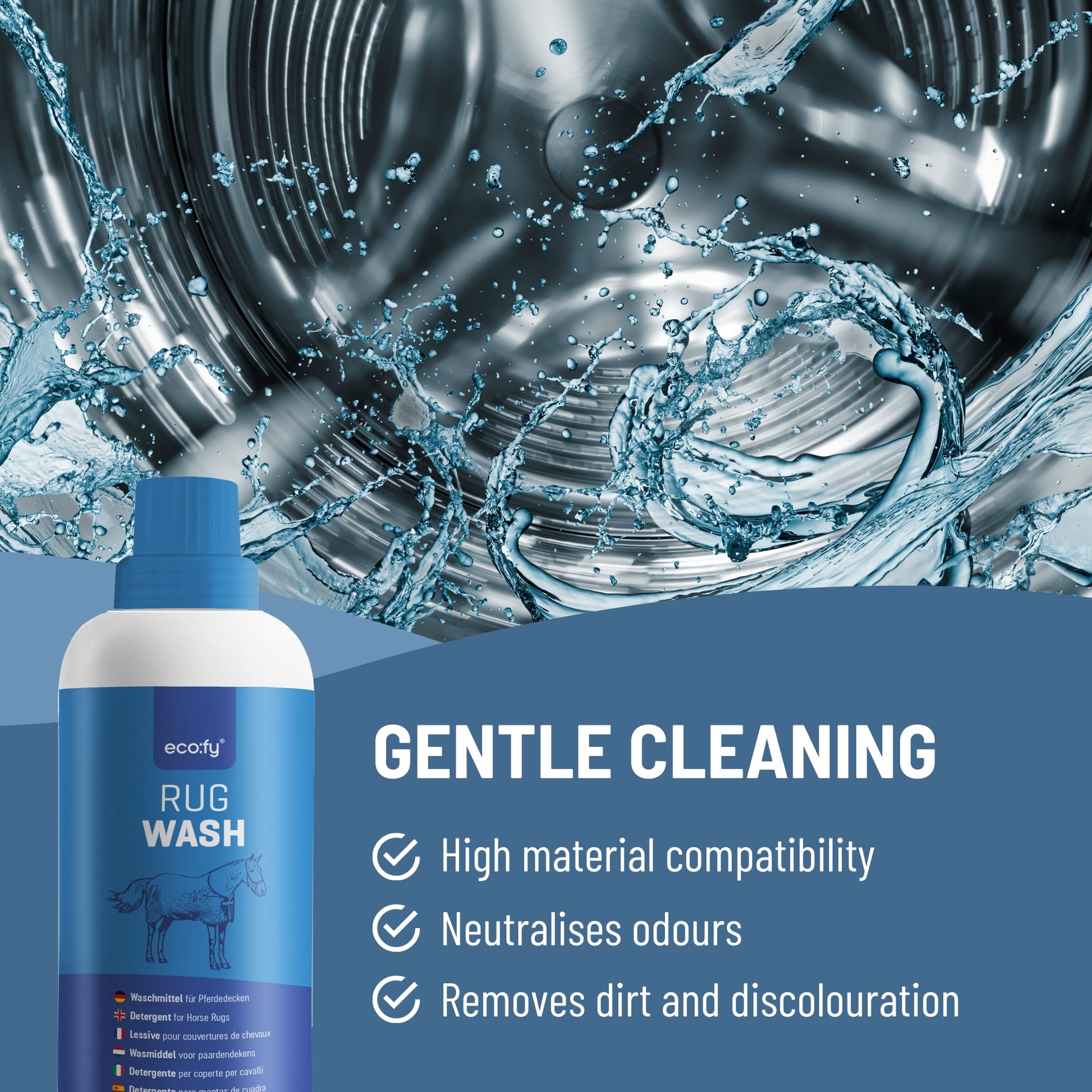 Detergente Para Mantas De Cuadra - Eco:fy - 10 L_1