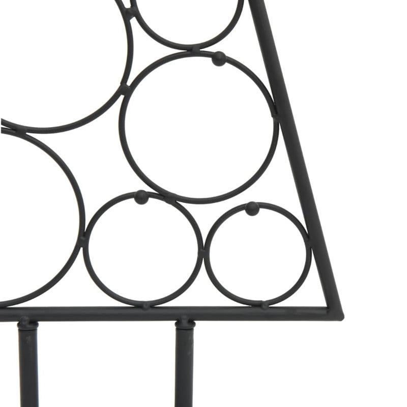 Vidaxl Árbol De Navidad Para Decoración Metal Negro 125 Cm_5