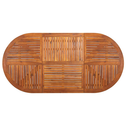 Juego De Comedor De Jardín De 7 Piezas Gris / Vetonek_5