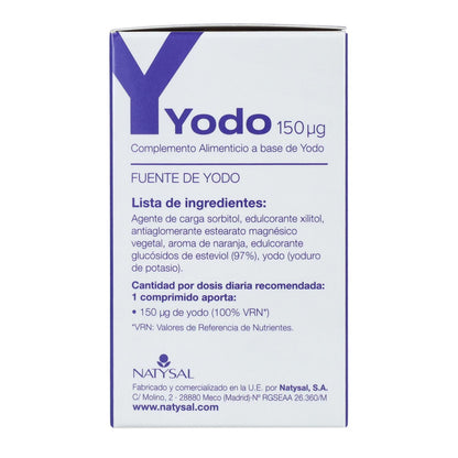 Suplemento alimentar de iodo 120 comp Natysal