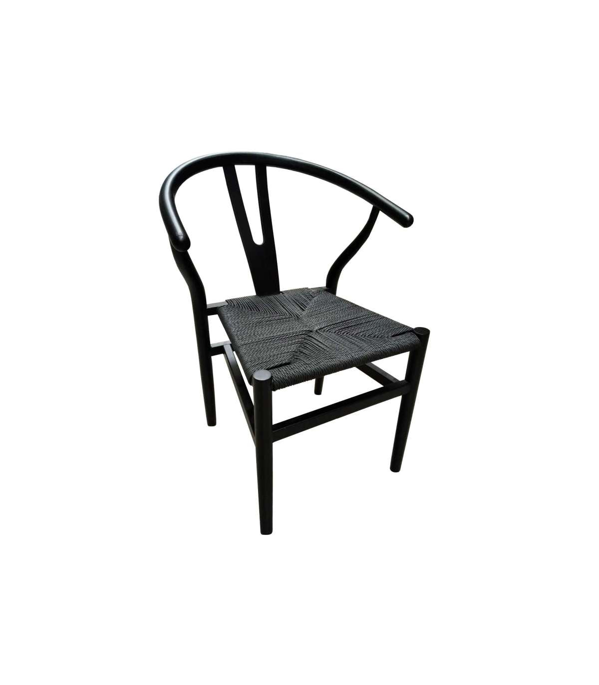 Pack De 2 Sillas Kioto Acabado Negro, 56cm(ancho) 76cm(altura) 52cm(fondo)_0