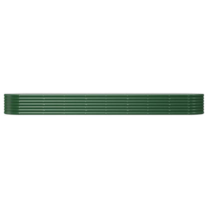 Jardinera Arriate Acero Galvanizado Verde 368x80x36 Cm_2