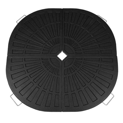 Base Para Parasol Excéntrico De 4 Piezas – Forma Abanico_0