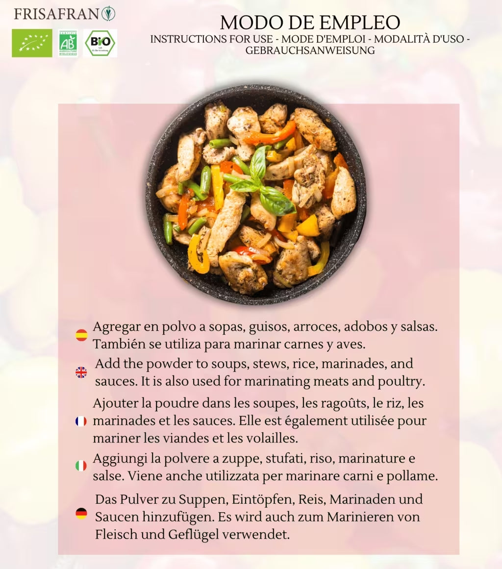 Pimentón En Polvo Ecológico | Sabor Ahumado Picante 200 G_1