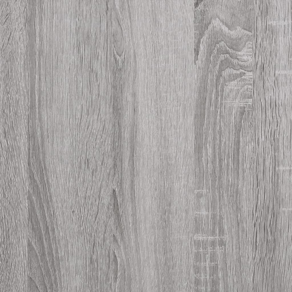 Aparador Alto De Madera Contrachapada Gris Sonoma 60x36x110 Cm / Vetonek_3