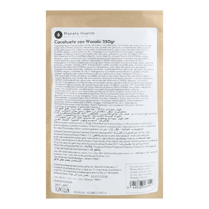 Ervilha de wasabi Planeta Huerto 250gr