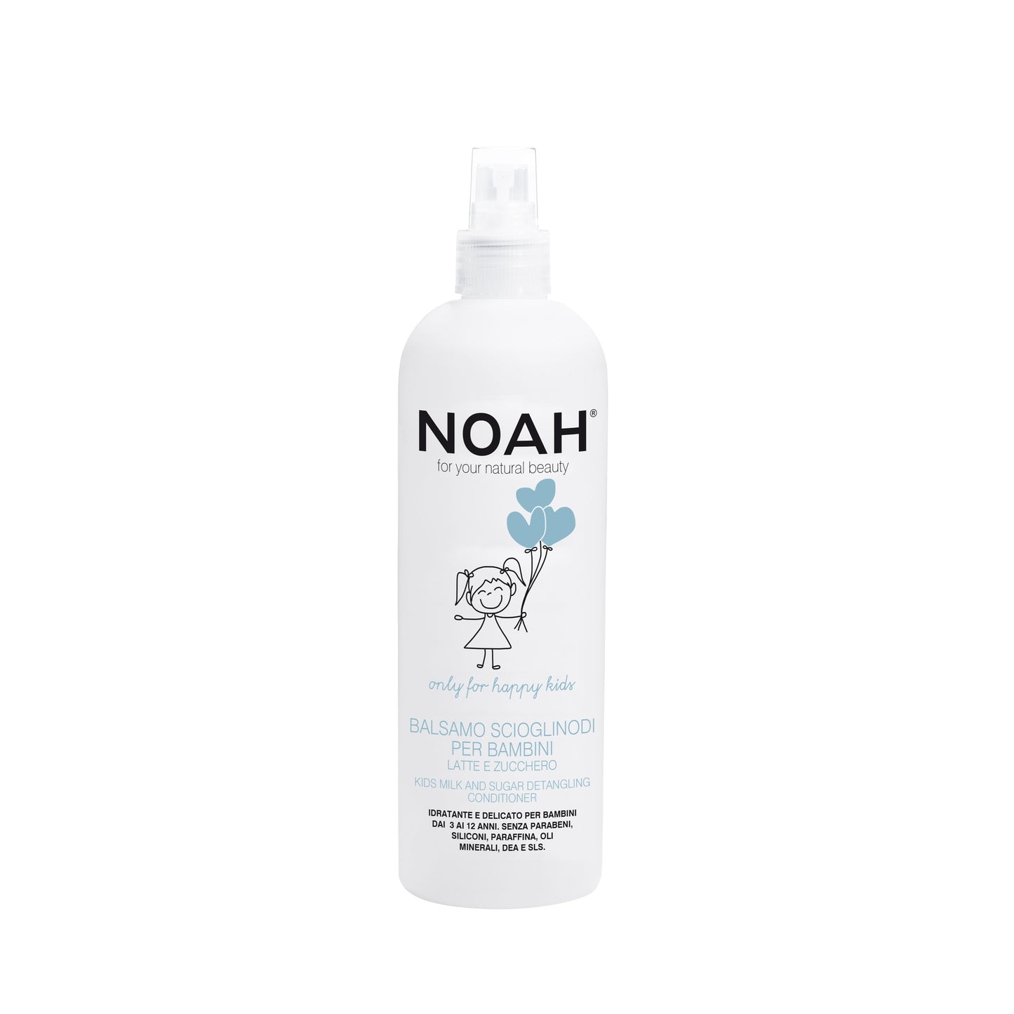 Condicionador Desembaraçante Noah Kids Milk &amp; Sugar Spray 250ml