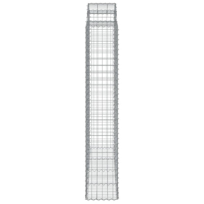 Cestas De Gaviones 7 Uds Forma De Arco Hierro 200x50x220/240 Cm_4