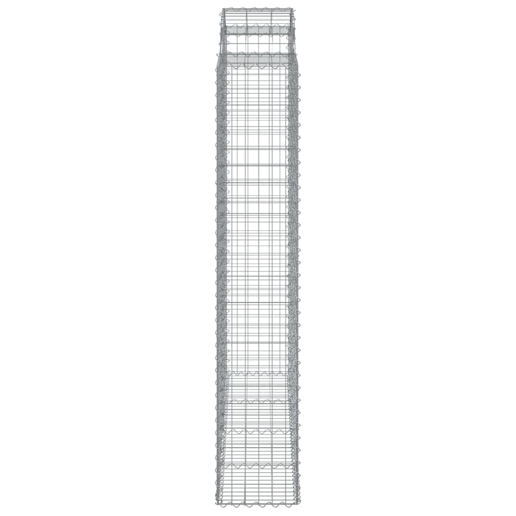 Cestas De Gaviones 11 Uds Forma De Arco Hierro 200x50x220/240cm_4