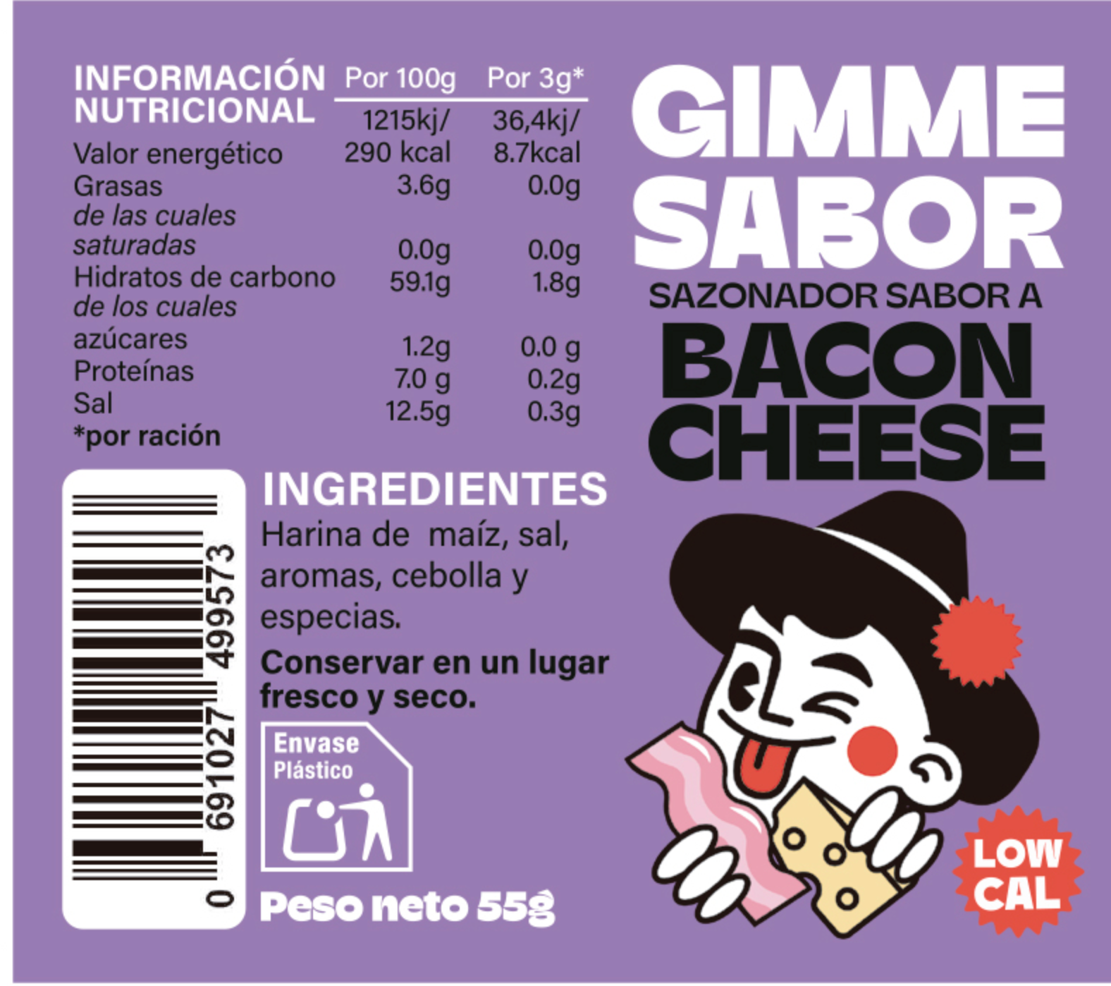 Pack Básicos Gimme Sabor | 5 Sazonadores Vegetales 55g | Sin Gluten, Sin Alérgenos_2