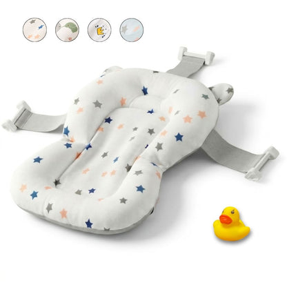 Bathby Cojín De Baño Antideslizante Con Estampado De Estrellas Para Bebés, Cómodo Y Seguro_0