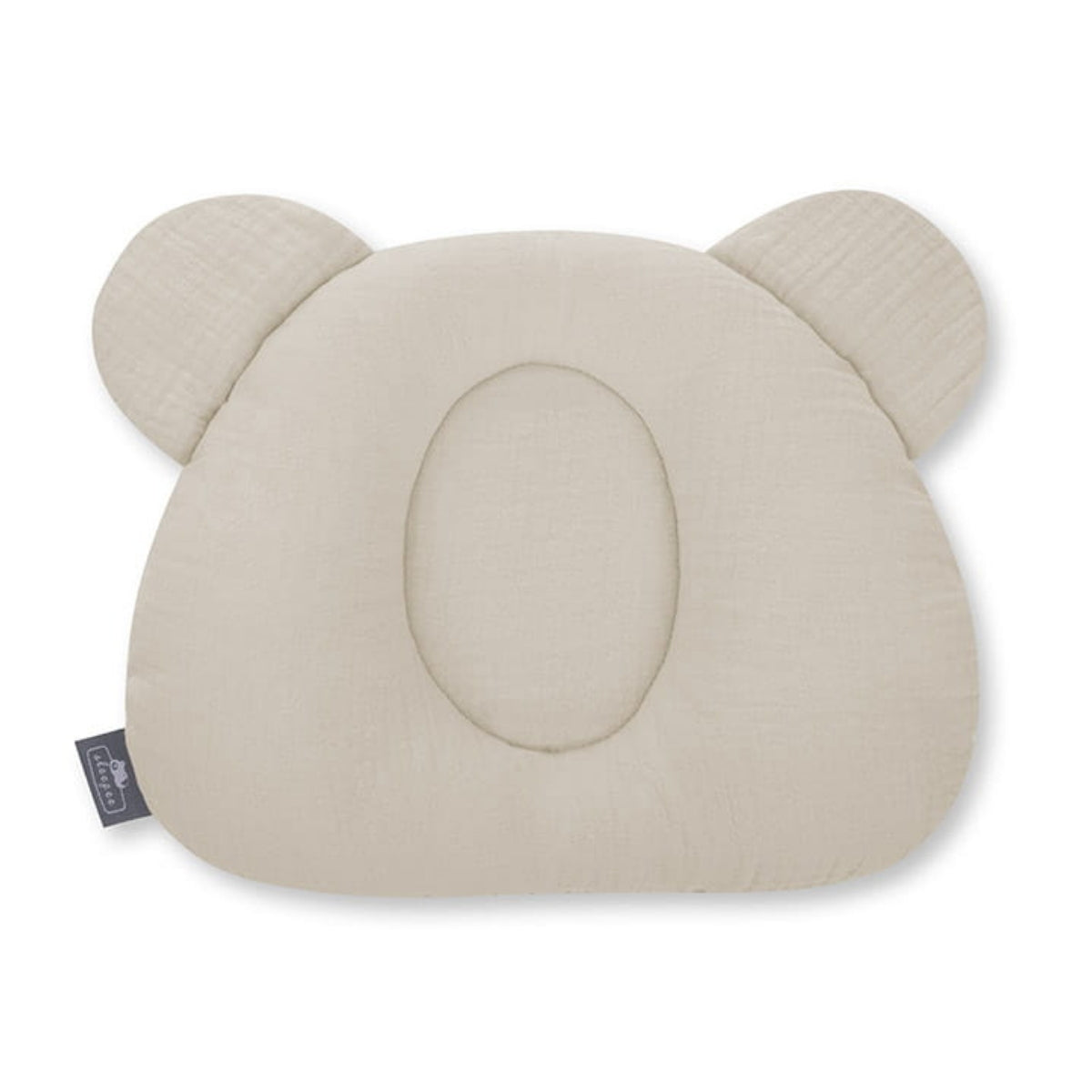 Almohada Cojin Plagiocefalia Bebés Muselina Sand_2