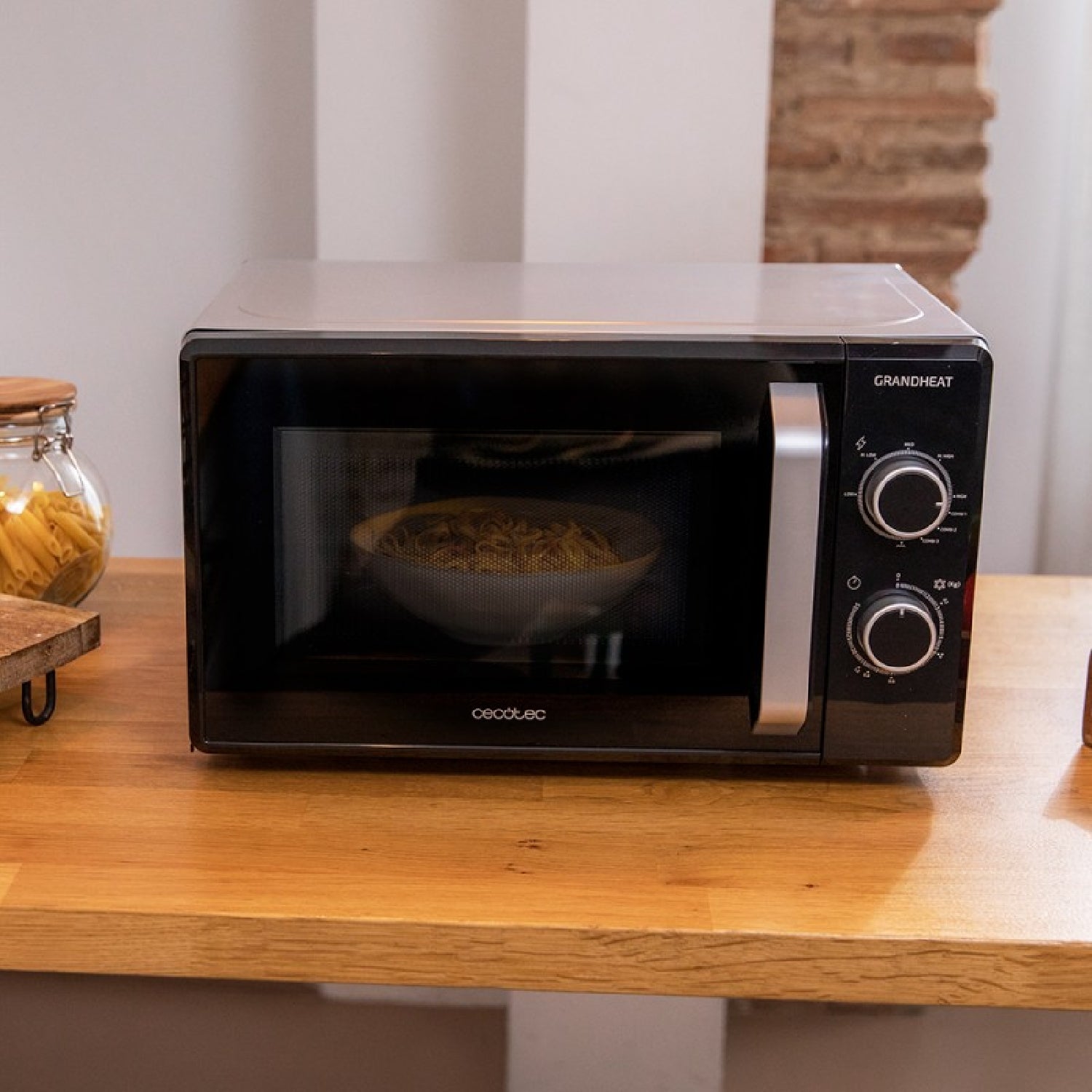 Microondas Con Grill De 20 Litros Grandheat 3150. 700 W Y 1000 W Grill, 6 Niveles, Revestimiento Anti-dirt Itech Y Tecnología 3dwave, Modo Descongel_3