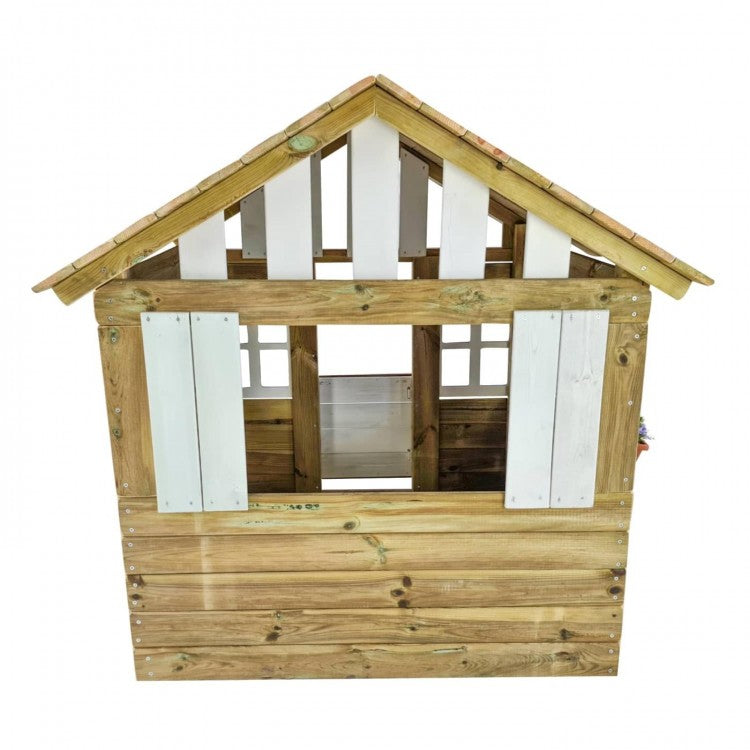 Casita De Madera Masgames Lollipop Xl Blanca Sin Suelo De Madera._5
